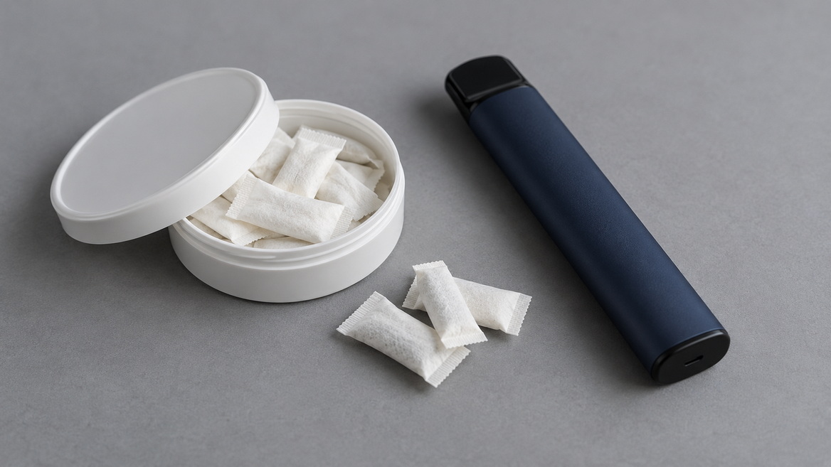 Nicotine Pouch Tin And Disposable Vape Comparison Nicotine Pouch Tin And Disposable Vape Comparison