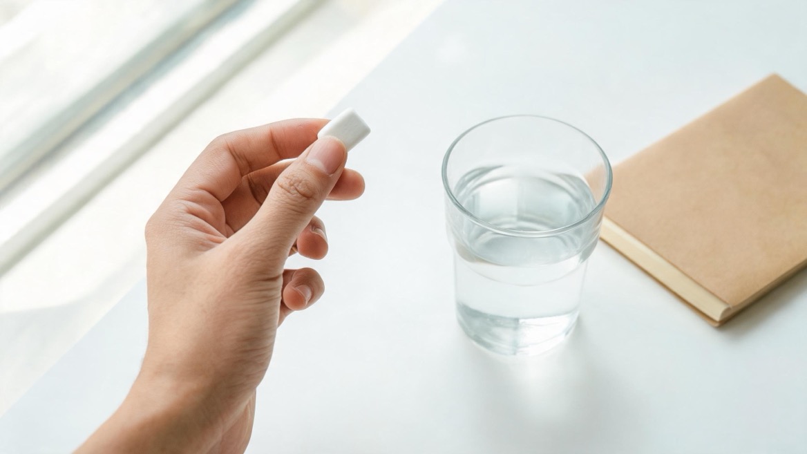Chew And Park Nicotine Gum Routine
