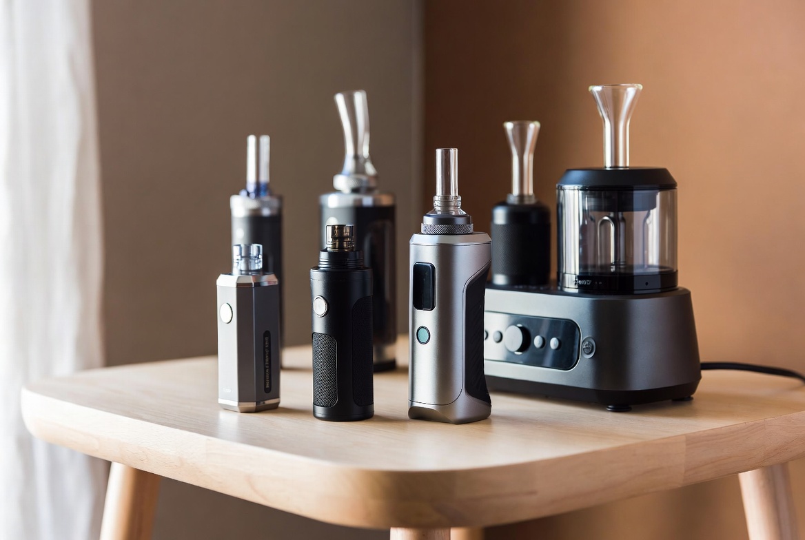 Premium Vaporizer Lineup On Table