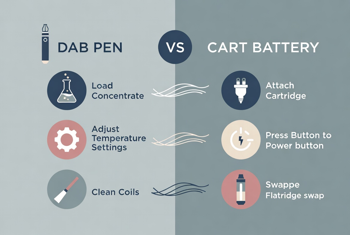 Dab Pen And Cart Battery User Workflow