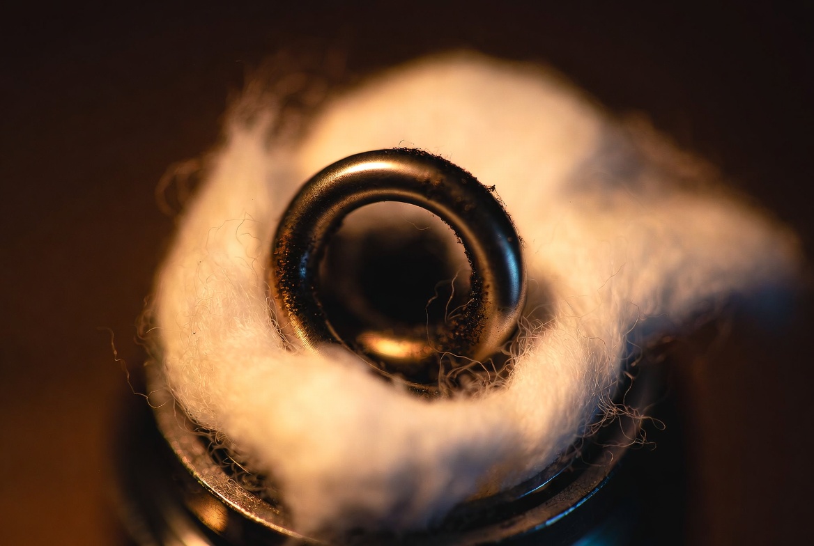 Vape Burnt Coil Closeup