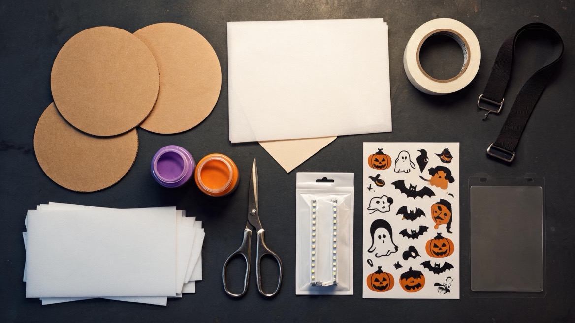Disposable Vape Costume Materials Flat Lay Disposable Vape Costume Materials Flat Lay